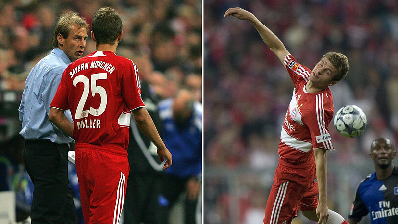 Thomas Müller feierte vor zehn Jahren sein Bundesligadebüt für den FC Bayern.