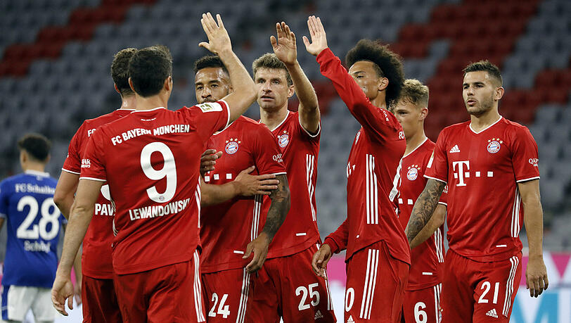 Der FC Bayern war gegen Schalke 04 nicht zu stoppen.