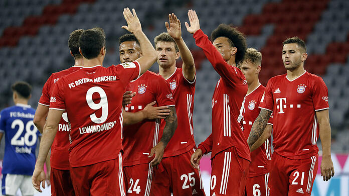 Der FC Bayern war gegen Schalke 04 nicht zu stoppen.