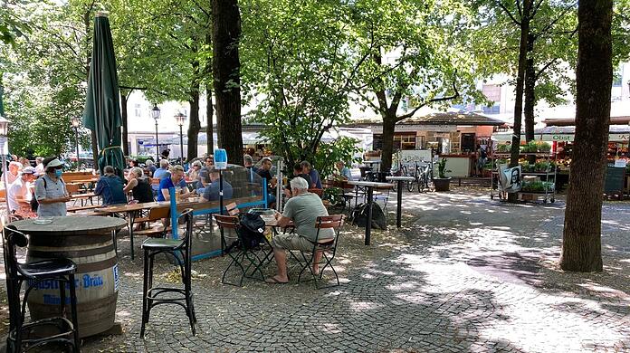 Bis zu drei Jahre Bauzeit: Ab September endet die Idylle auf dem Elisabethmarkt.