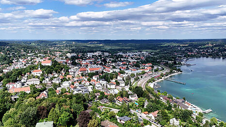 Ein Blick auf die Kreisstadt Starnberg.