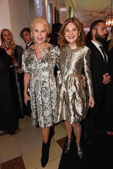 Glamour pur: Eva O&rsquo;Neill (links) mit Gastgeberin Sabina Nagel.