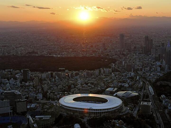 Soll 2021 Austragungsstätte der Olympischen Spiele sein: Das Nationalstadion in Tokio.