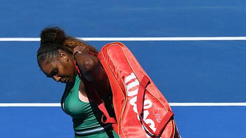 Serena Williams verlor das Match noch im dritten Satz.