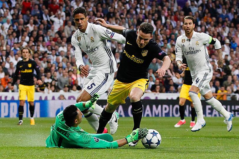 Eine schwere Aufgabe wird das Halbfinal-Rückspiel für Atlético Madrid.