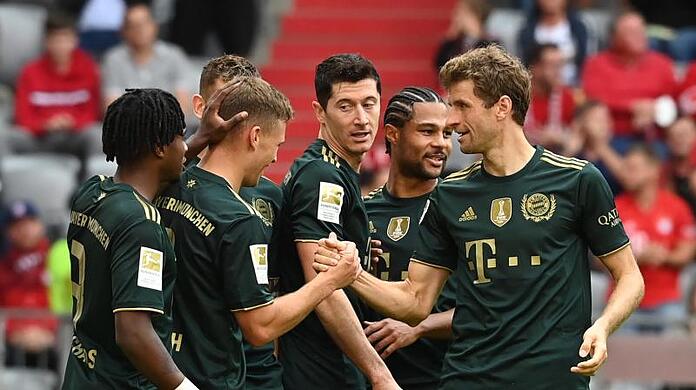 Am vergangenen Wochenende waren die Bayern gegen Bochum siebenmal erfolgreich.