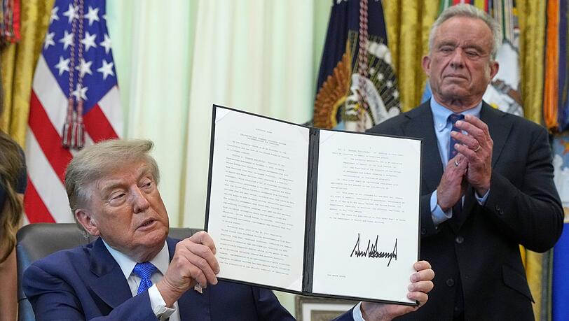Trump r&auml;umte selbst ein, dass er sich auf unbelegte Behauptungen st&uuml;tze.