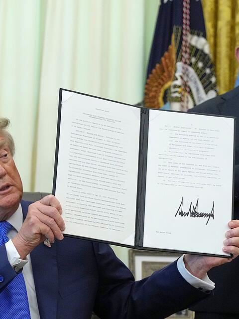 Trump r&auml;umte selbst ein, dass er sich auf unbelegte Behauptungen st&uuml;tze.