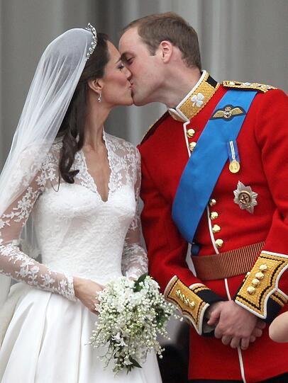 William und Kate bei ihrer Traumhochzeit am 29. April 2011 in London