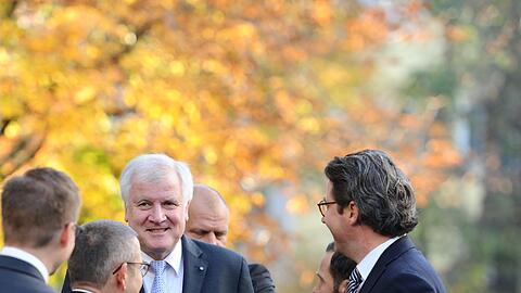Ein gut gelaunter Horst Seehofer vor der CSU-Vorstandssitzung am Montag.