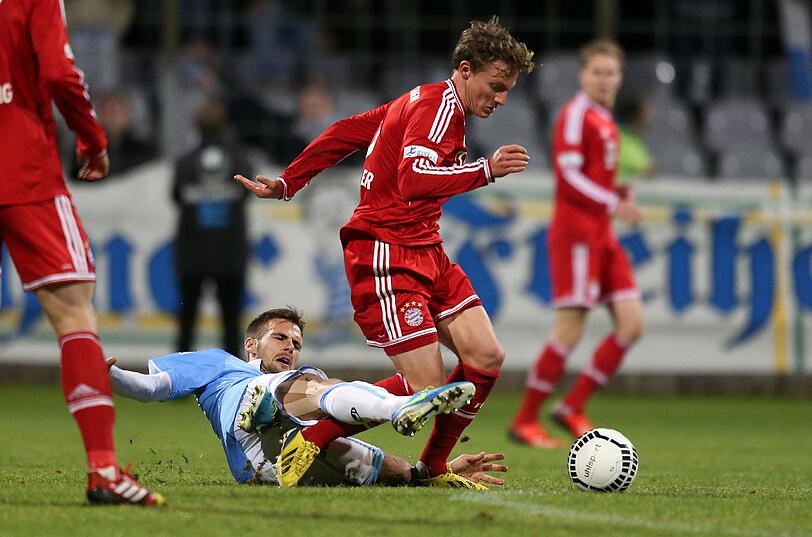 Am Mittwochabend traf der TSV 1860 II auf den FC Bayern II