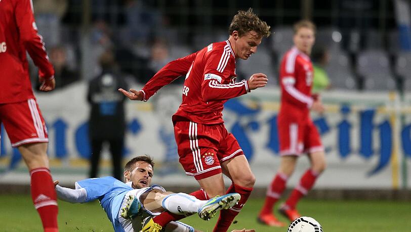 Am Mittwochabend traf der TSV 1860 II auf den FC Bayern II Am Mittwochabend traf der TSV 1860 II auf den FC Bayern II