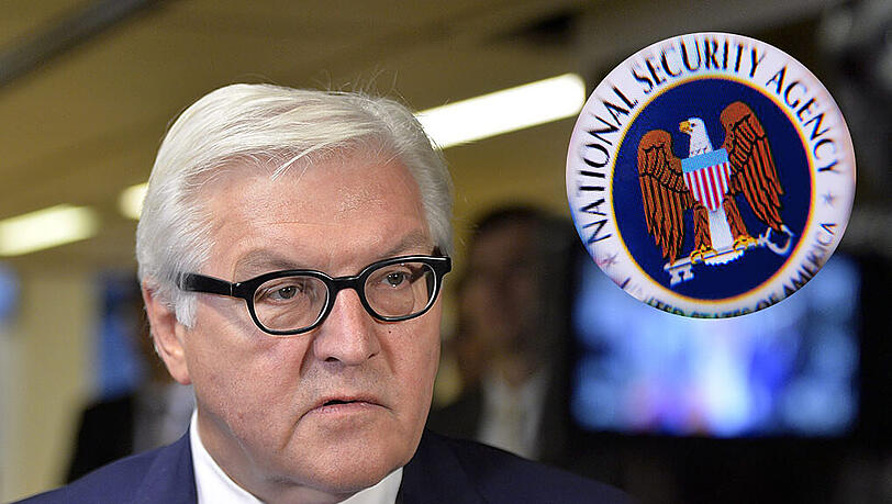 Wikileaks-Dokumente deuten laut Medienberichten auf einen jahrelangen Lauschangriff der NSA auf das Auswärtige Amt und Außenminister Steinmeier hin. Wikileaks-Dokumente deuten laut Medienberichten auf einen jahrelangen Lauschangriff der NSA auf das Auswärtige Amt und Außenminister Steinmeier hin.