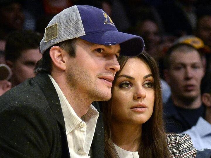 Getrennt? Nein, der US-Schauspieler Ashton Kutcher und seine Frau, die Schauspielerin Mila Kunis, sind zusammen.