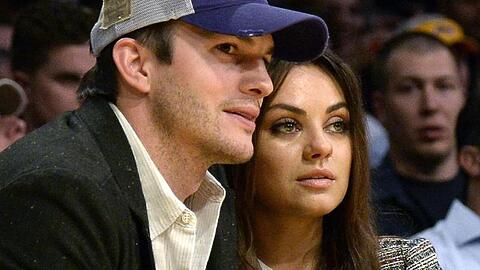 Getrennt? Nein, der US-Schauspieler Ashton Kutcher und seine Frau, die Schauspielerin Mila Kunis, sind zusammen.