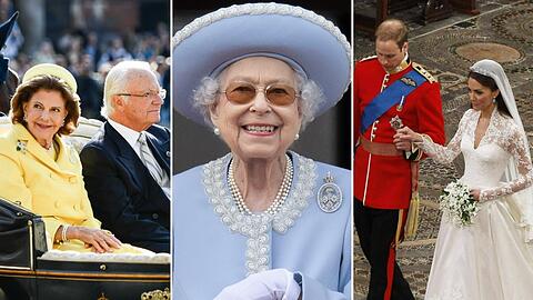 Runde Geburtstage, Hochzeitstage, Thronjubil&auml;en - 2026 gibt es bei den Royals einiges zu feiern.