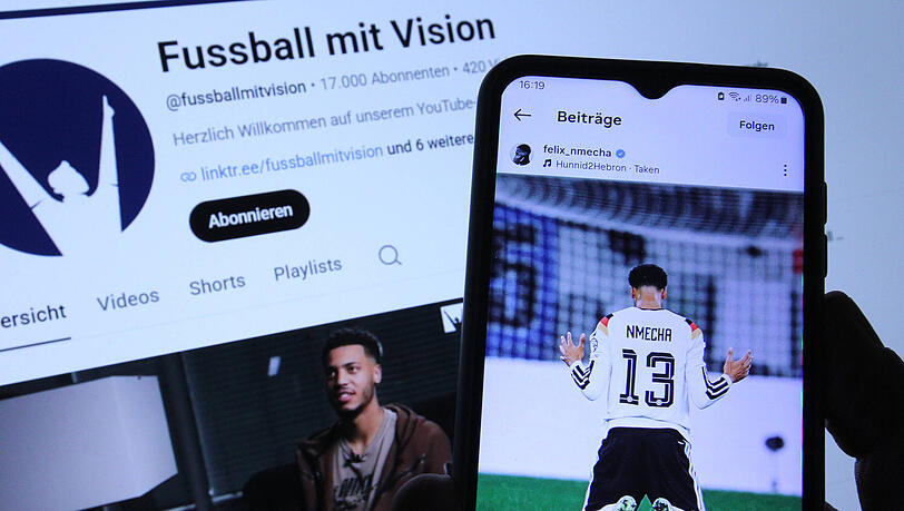 Religiös: DFB-Kicker Felix Nmecha. Religiös: DFB-Kicker Felix Nmecha.