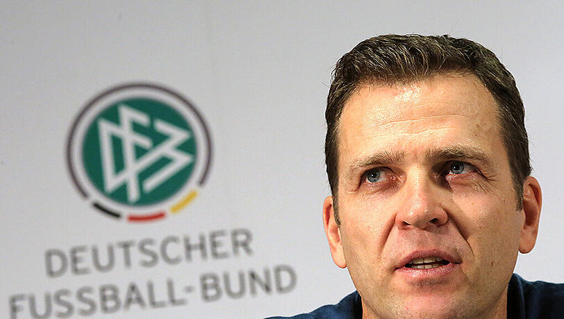 DFB-Manager Oliver Bierhoff bei der Pressekonferenz der Nationalmannschaft am Mittwoch in Frankfurt/Main. DFB-Manager Oliver Bierhoff bei der Pressekonferenz der Nationalmannschaft am Mittwoch in Frankfurt/Main.