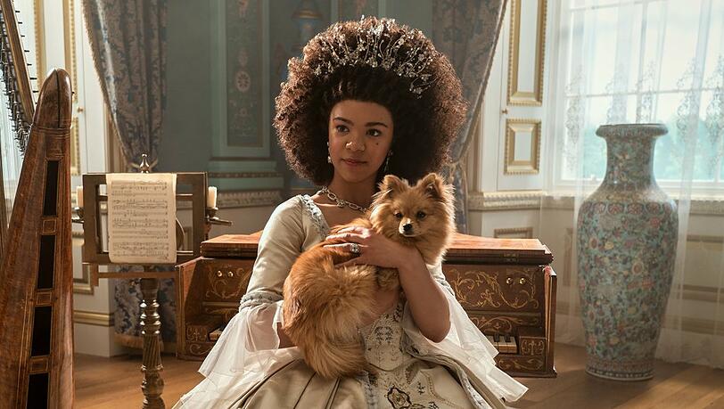 India Amarteifio als junge Charlotte in "Queen Charlotte: Eine Bridgerton-Geschichte".
