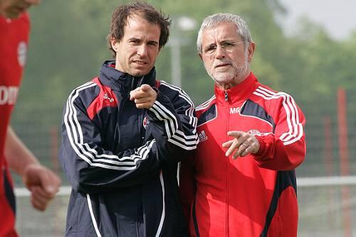 Betreuen bis Saisonende Bayerns B-Team: Mehmet Scholl (l.) und Gerd Müller.