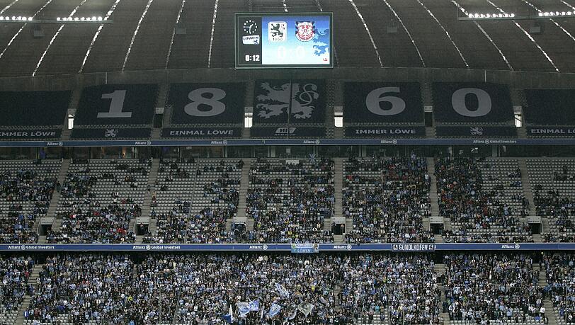 Künftig besser gefüllt? Die Allianz Arena beim Löwen-Heimspiel Künftig besser gefüllt? Die Allianz Arena beim Löwen-Heimspiel