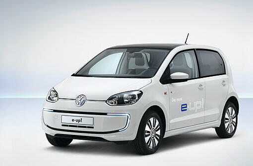 Kleiner Pionier: Der e-Up wird als erstes Elektroauto von Volkswagen bei den Händlern stehen. Und zwar noch dieses Jahr. Der Preis steht noch nicht fest.