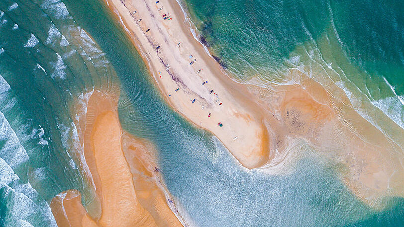 Eine kleine Insel vor der Küste des US-Bundesstaats North Carolina , die quasi über Nacht entstanden ist.