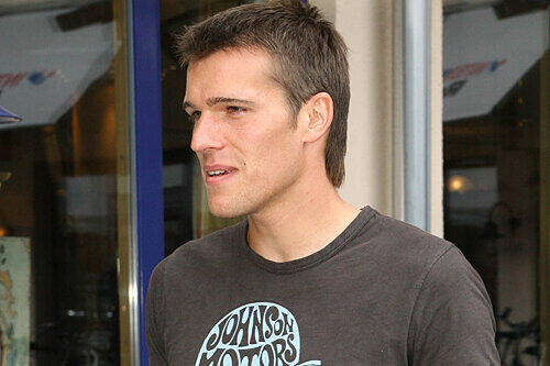 Aus dem Krankenstand in die Anfangsformation? Christian Eigler war gestern im Training in Tor-Laune.