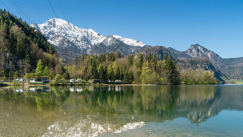 Blick auf den Campingplatz am Kochelsee. (Archivbild)