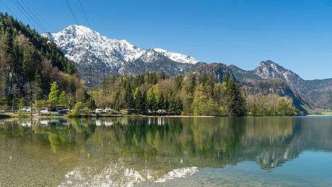 Blick auf den Campingplatz am Kochelsee. (Archivbild)