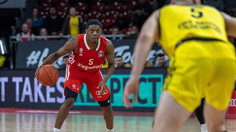 Cassius Winston war mit 23 Punkten bester Werfer der Bayern-Basketballer.