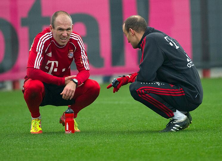 Die Bilder vom Bayern Training am Donnerstag an der Säbener Straße.
