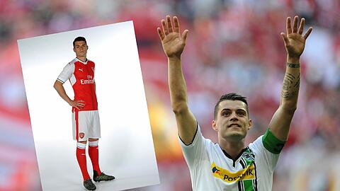 Nach vier Jahren bei Borussia Mönchengladbach wechsel Granit Xhaka im Sommer zu Arsenal London.
