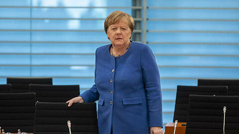 Angela Merkel befindet sich seit Sonntagabend in häuslicher Quarantäne