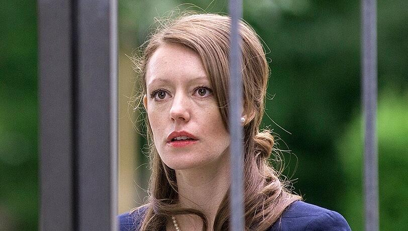 Im "Tatort - Borowski und der Engel" spielt Lavinia Wilson eine psychisch kranke Altenpflegerin Im "Tatort - Borowski und der Engel" spielt Lavinia Wilson eine psychisch kranke Altenpflegerin