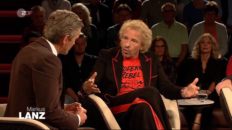 Thomas Gottschalk war am Dienstagabend bei Markus Lanz zu Gast.