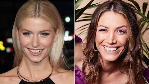 Blieben dem TV auf unterschiedliche Arten erhalten: Lena Gercke (li.) ist unter anderem als Moderatorin erfolgreich, Tessa Bergmeier (re.) zog 2023 ins Dschungelcamp.