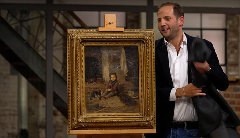 "Oooh", reagierte Liza Kielon, als Julian Schmitz-Avila Majas Gem&auml;lde im H&auml;ndlerraum enth&uuml;llte. Aber die H&auml;ndler waren zur&uuml;ckhaltend. Als Schmitz-Avila mit 150 er&ouml;ffnete, &uuml;berbot er sich gleich mit 200 selbst, weil die anderen schwiegen. Walter Lehnertz lehnte ab: "Das ist nix f&uuml;r mich, das ist zu d&uuml;ster."
