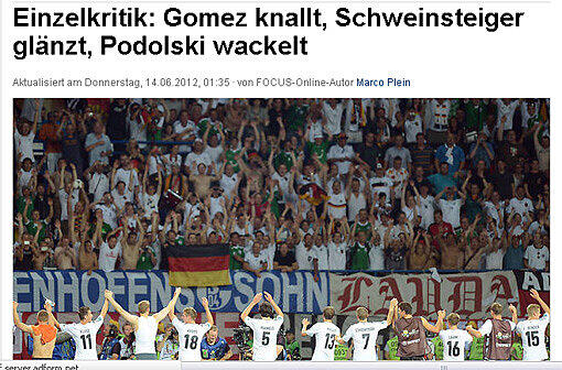 Internationale Pressestimmen Euro 2012: Gomez-Show - Pressestimmen zum Holland-Spiel - Bilder - Abendzeitung München
