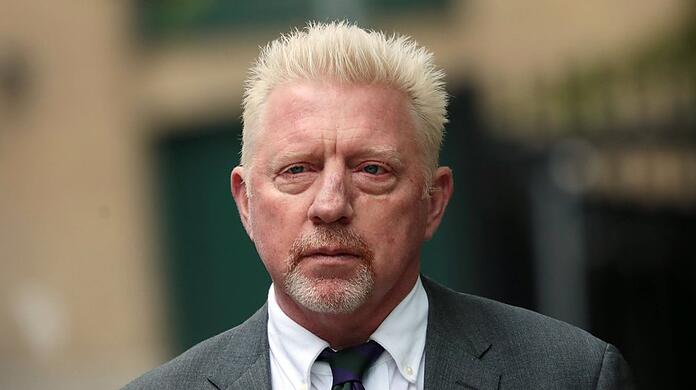 Boris Becker am 29. April wenige Stunden vor seiner Inhaftierung.