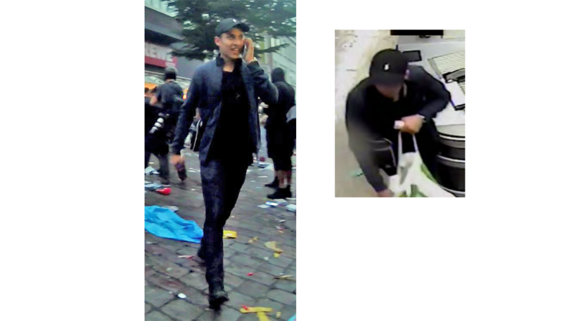 Bilder aus Überwachungskameras: Diese Personen nutzen das Chaos im Schanzenviertel um Geschäfte zu plündern.