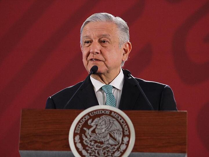 Mexikos Präsident Andrés Manuel López Obrador: "Wir werden weiter diese Politik der Nicht-Konfrontation verfolgen."