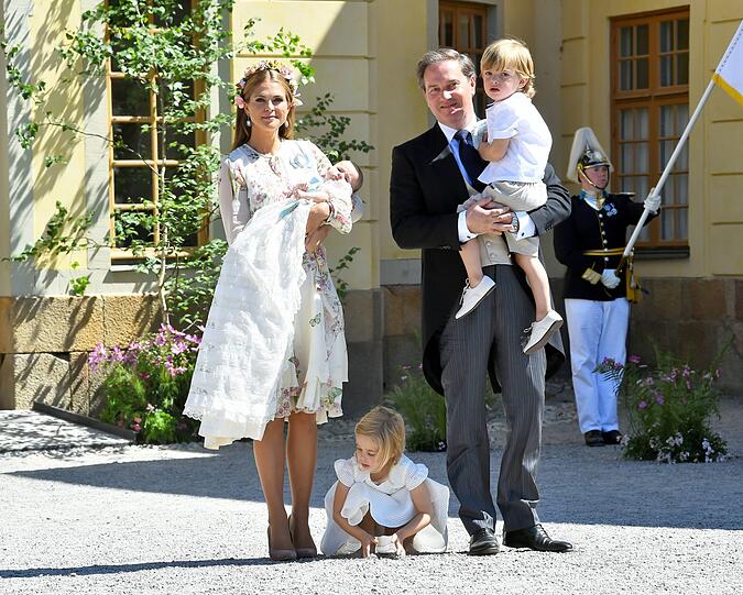 7. Prinzessin Madeleine von Schweden und Christopher O'Neill mit den Kindern Prinzessin Leonore, Prinzessin Adrienne und Prinz Nicolas (3 Prozent).