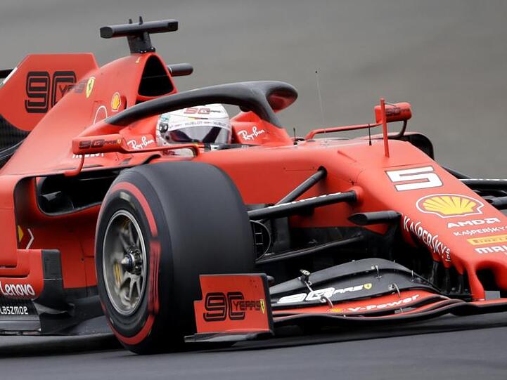 Sebastian Vettel startet vom sechsten Platz aus.