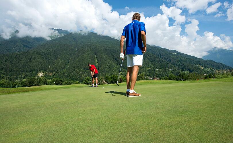 Bergidylle rund um den Golfplatz.