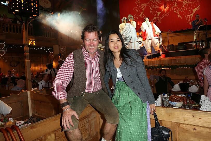 John Jürgens alias DJ John Munich mit Ehefrau Hayah
