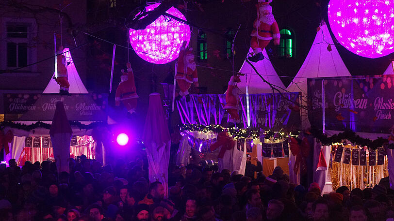 Der Pink Christmas-Weihnachtsmarkt hat ab sofort bis 23. Dezember geöffnet.