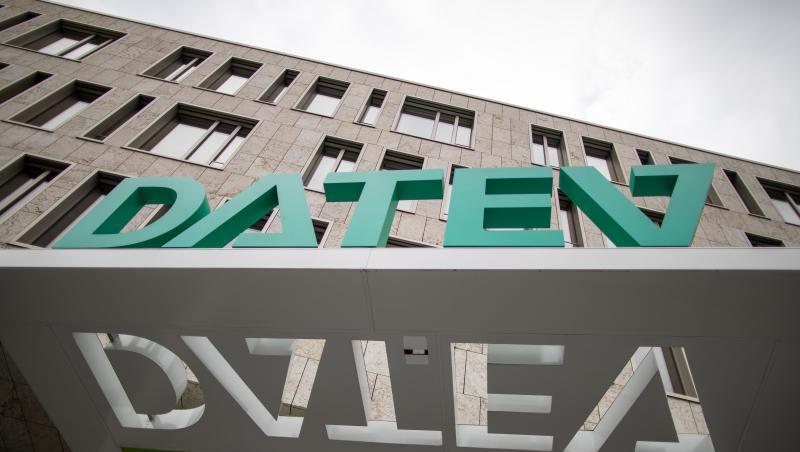 Das Logo des IT-Dienstleisters Datev. Foto: Daniel Karmann/Archivbild Das Logo des IT-Dienstleisters Datev. Foto: Daniel Karmann/Archivbild