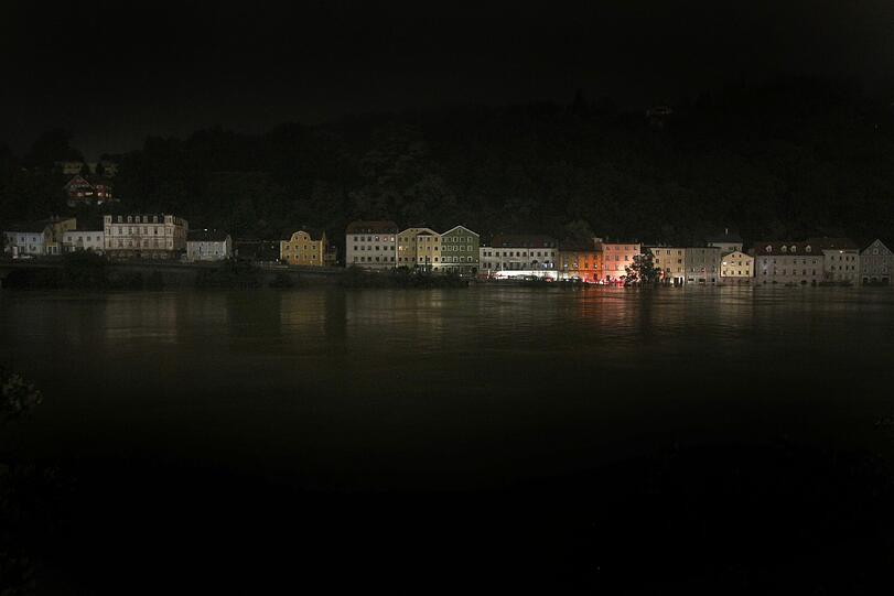 Kein Aufatmen in Passau: Die Nacht in Bildern.