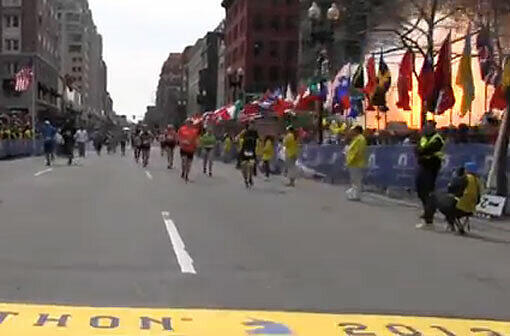 Screenshot aus dem spektakulären Video des Boston Globe